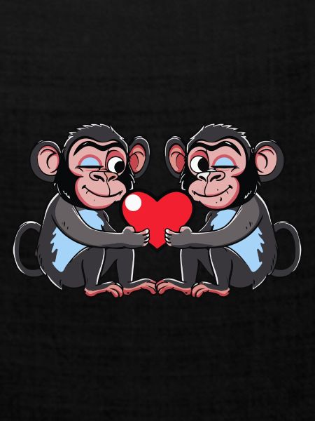 Affe Paar Liebe