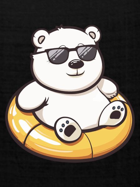 Eisbär Comic Cool