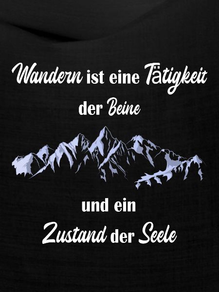 Wandern berge wanderspruch