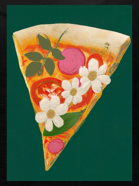 Blümchen-Pizza