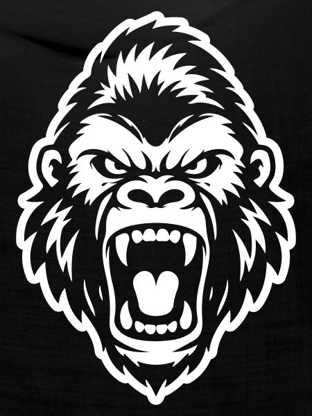 Gorilla Kopf