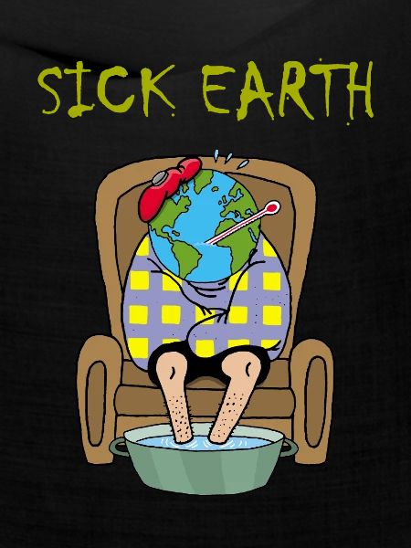 Planet Erde ist krank
