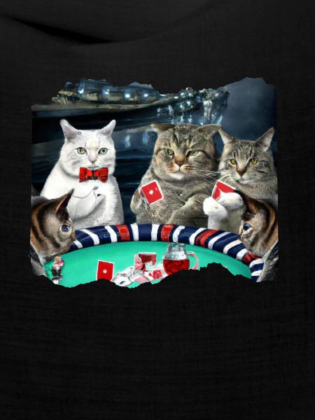 Cats Playing Cards