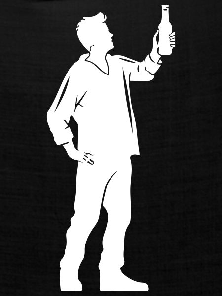 Silhouette Saufen