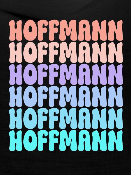 Hoffmann Retro Nachname Geschenkidee