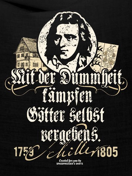Friedrich Schiller Zitat Dummheit