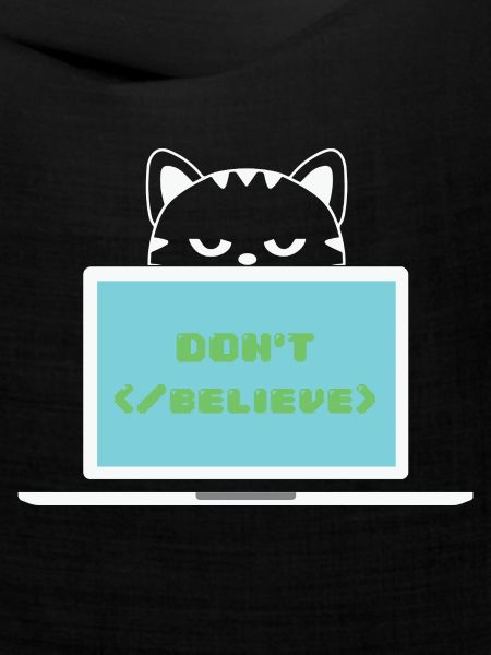 Don't believe programmer cat