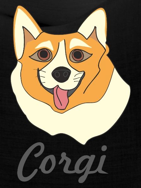 Corgi-Gesicht