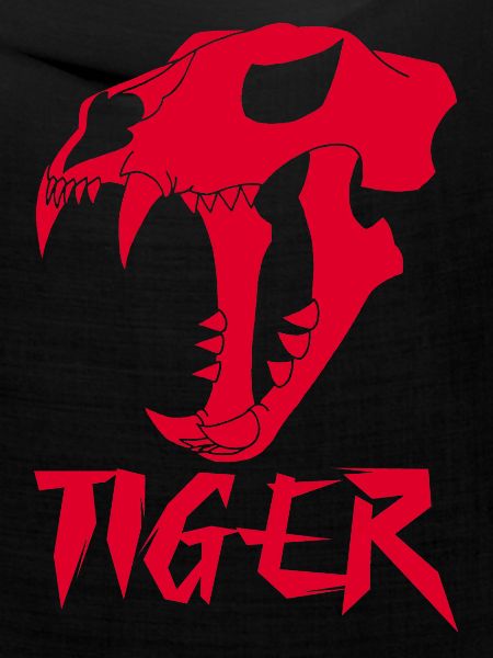 Tigerschädel (Rot)