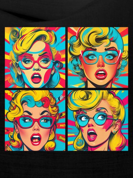 Lustige Pop-Art