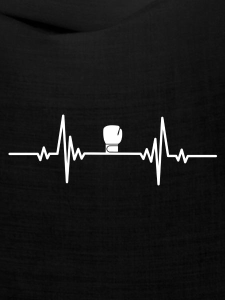 Heartbeat schwarzer Boxhandschuh