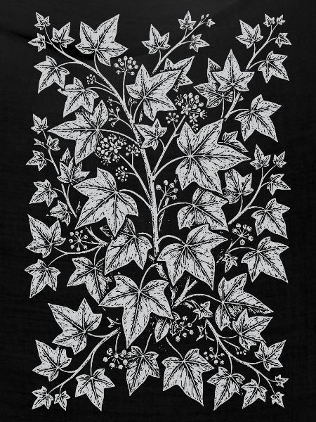 Englisches Efeu-Blumenmuster