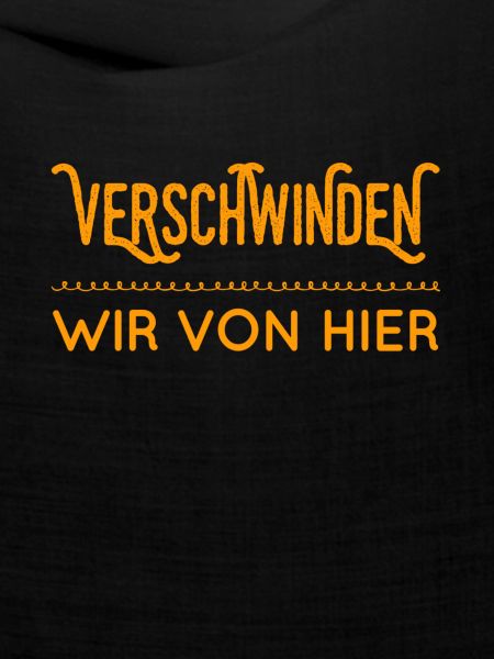 verschwinden wir