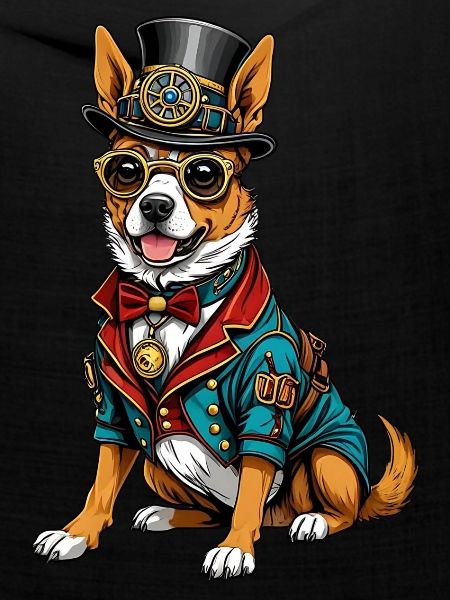 Steampunk-Hund