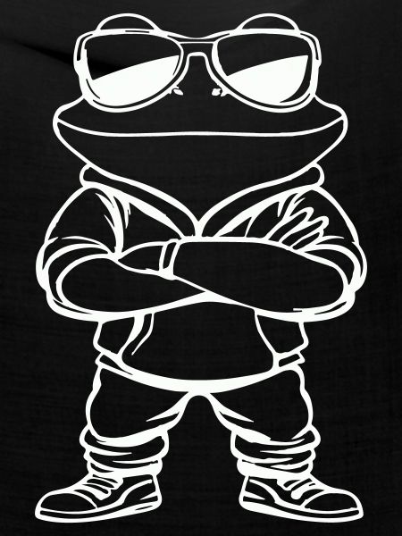 frosch comic sonnenbrille