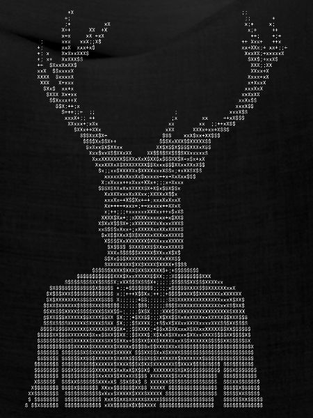 Hirsch-ASCII-Kunst