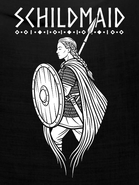 Schildmaid - Kriegerin mit Schild und Speer