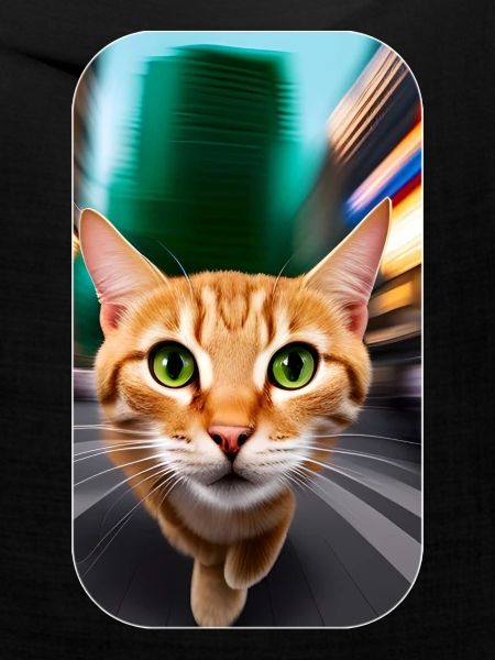Neugierige katze