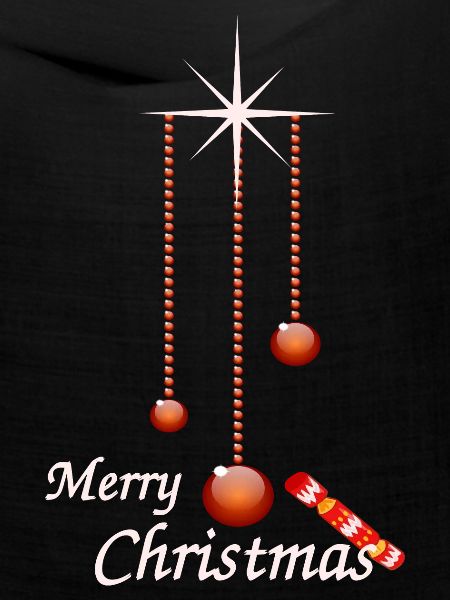 Weihnachtskugeln mit Bonbon