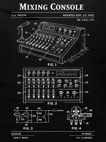 Blueprint-Mischpult