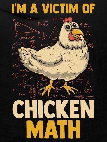 Farmer Rooster Flock Poultry Math Chicken