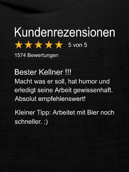 Kellner Bester Kellner Bedienung Oberkellner