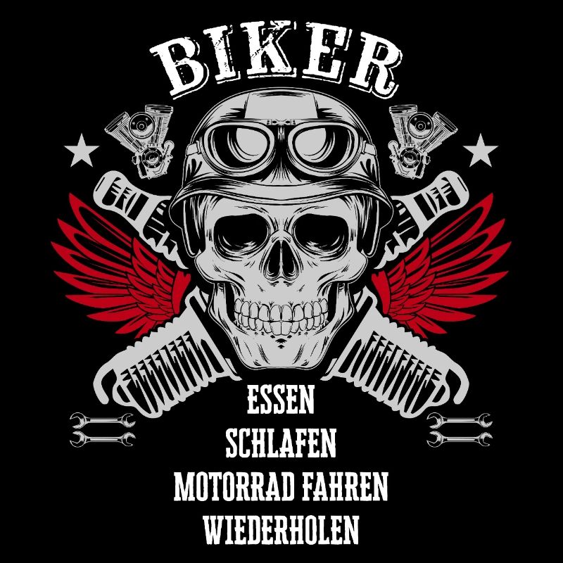 Biker - Eat - Sleep - Ride a motorcycle
