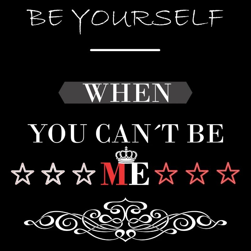 Sprüche sei du Design