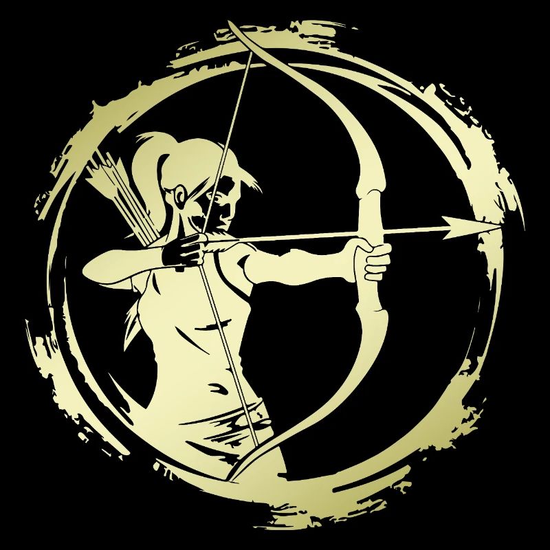 Bogenschießen Silhouette