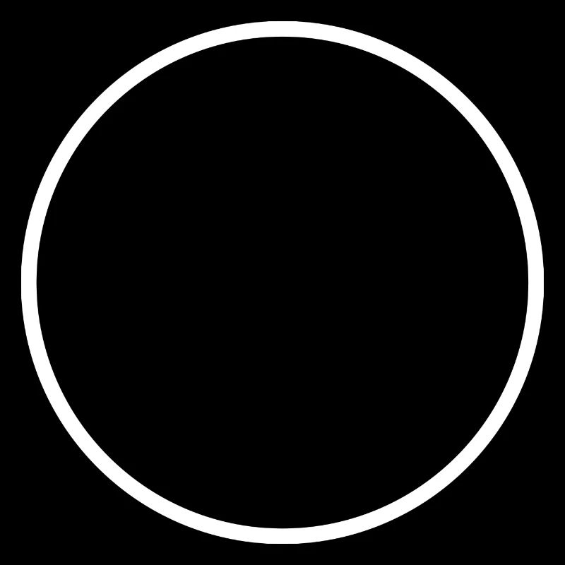 White Round Circle