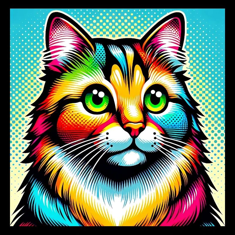 Cat Pop Art