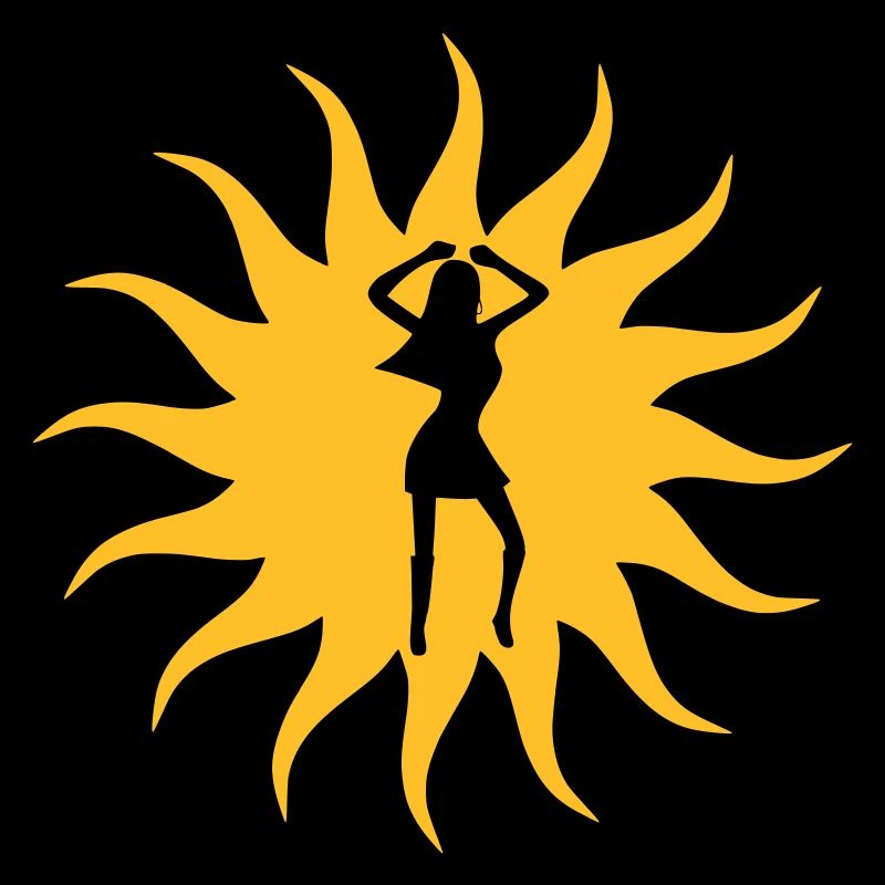 Danse du soleil fille