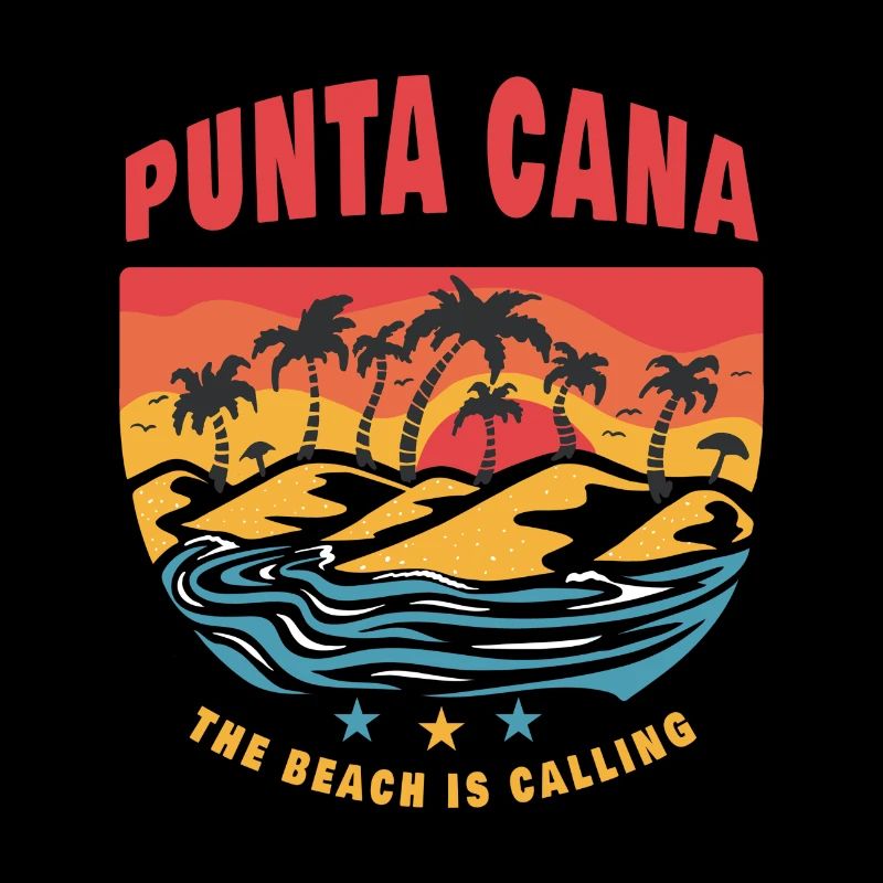 Conception de plage de Punta Cana