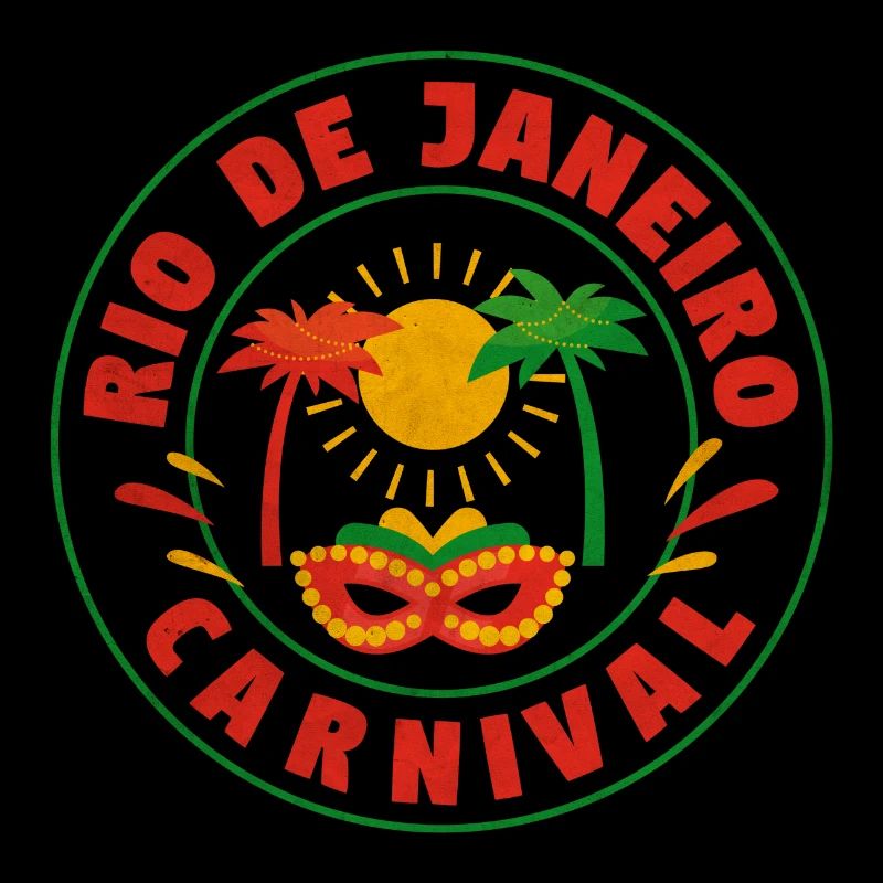Spectacle du masque du Carnaval de Rio