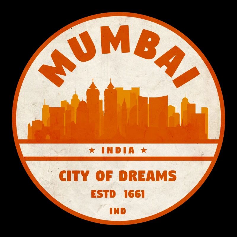 Mumbai India Skyline