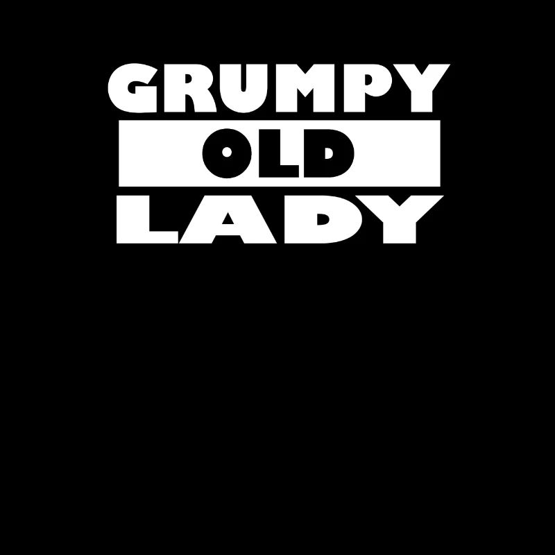 grumpy old lady