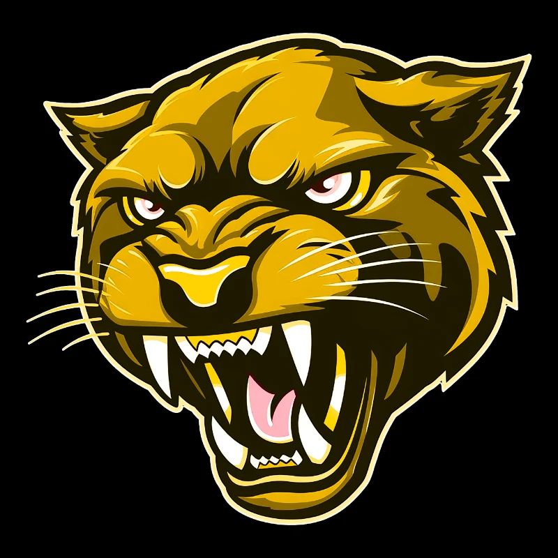 Panther Head Gold