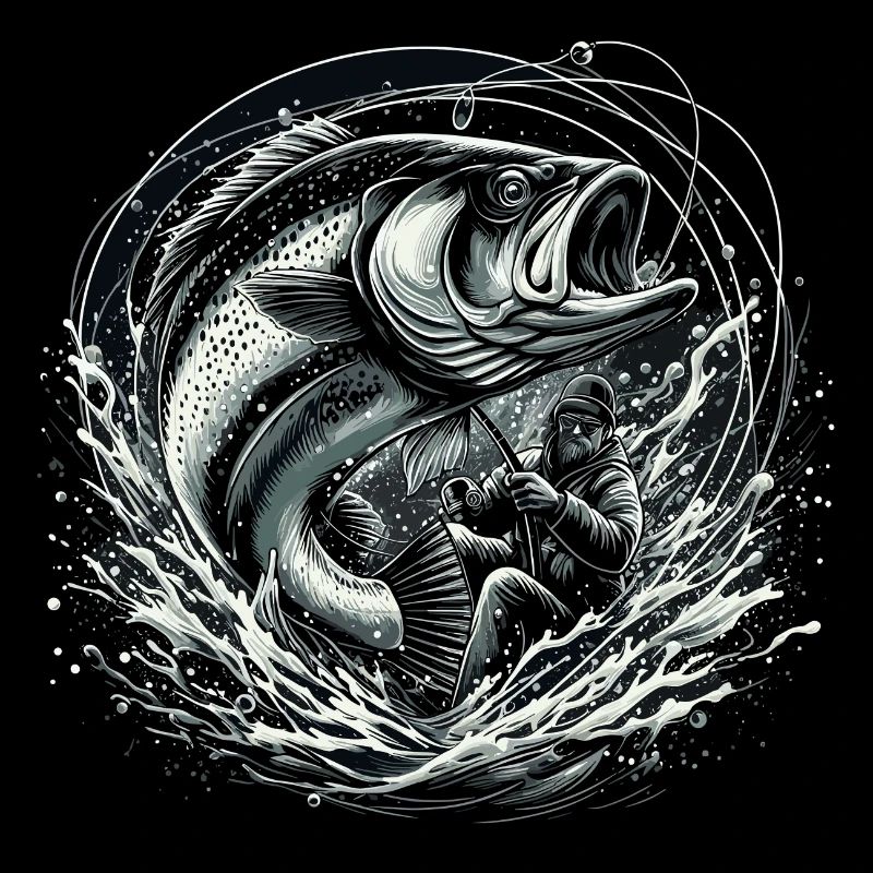 Pêcheur pêcheur dynamique cadeau