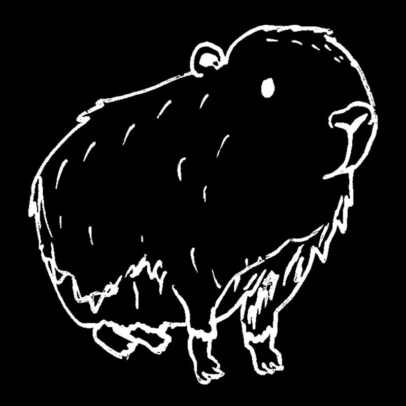 Blanc abstrait de Kapybara