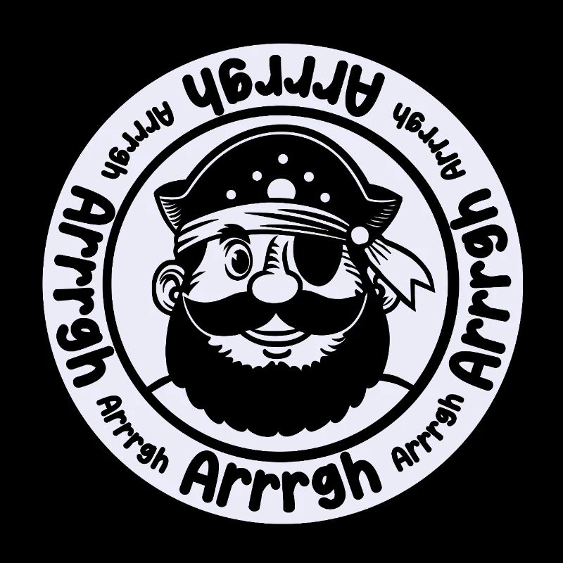 Drôle de pirate avec cache-œil