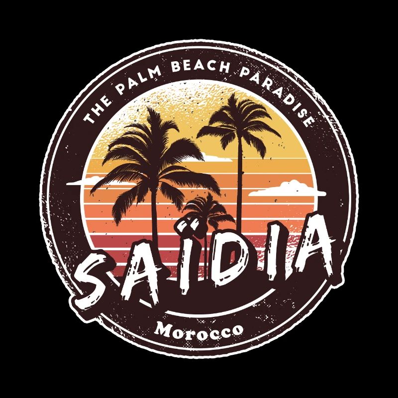Saïdia Morocco Palm Tree Design