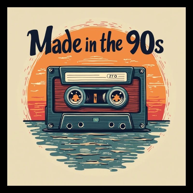 Retro Cassette Audio Design