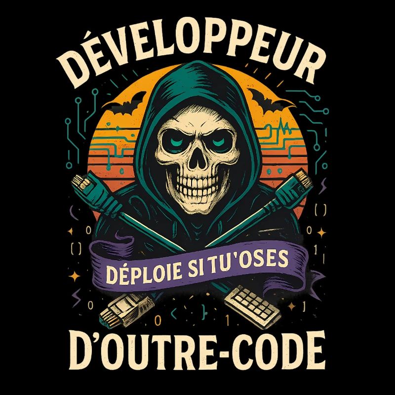 Web Developer - Halloween Skull