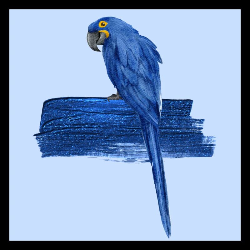 Blauer Papagei