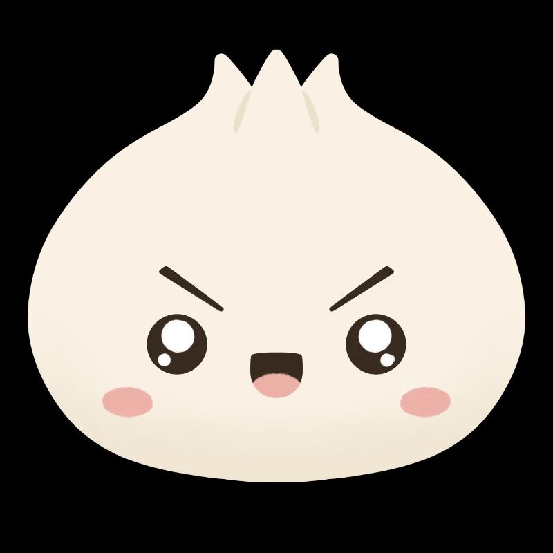 Mascotte mignonne de Grumpy Dumpling