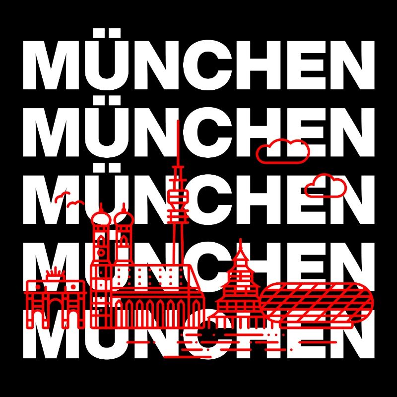 MÜNCHEN SKYLINE STACK – MIA SAN MUNICH