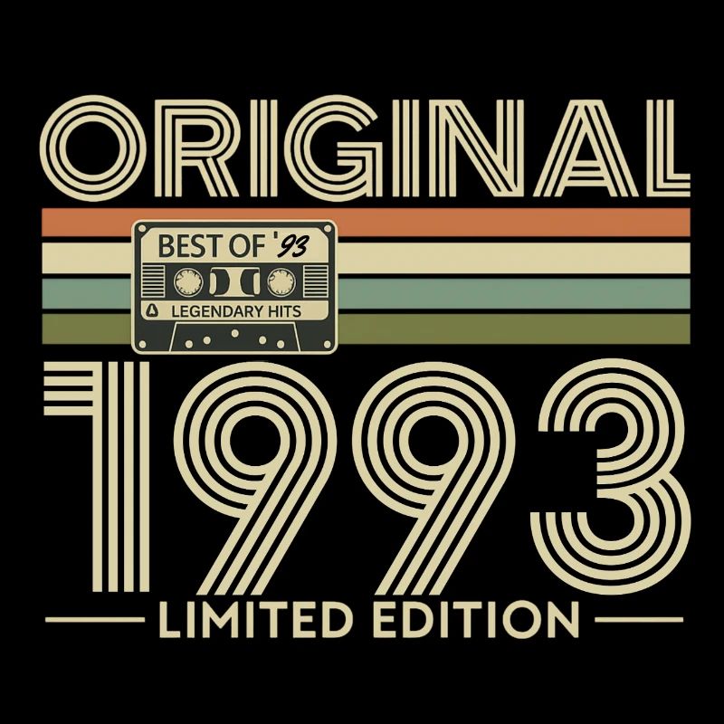 Rétro 1993 Édition Limitée Cassette