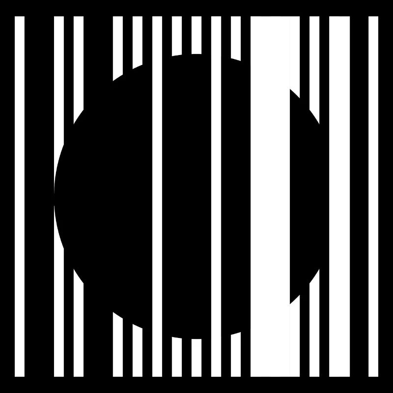 Vertical Stripe Circle
