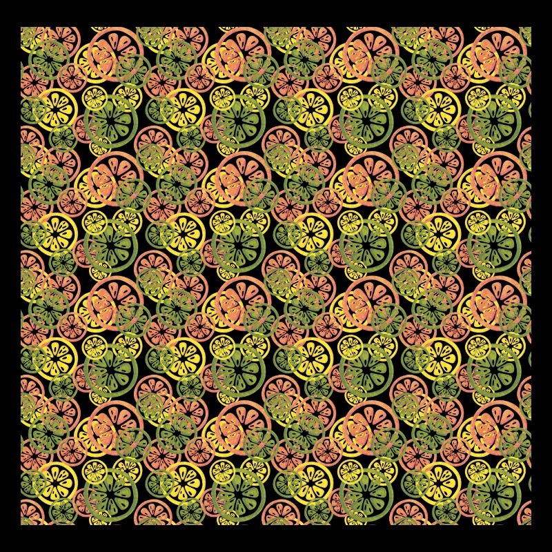 Fruit Lemon Orange Pattern
