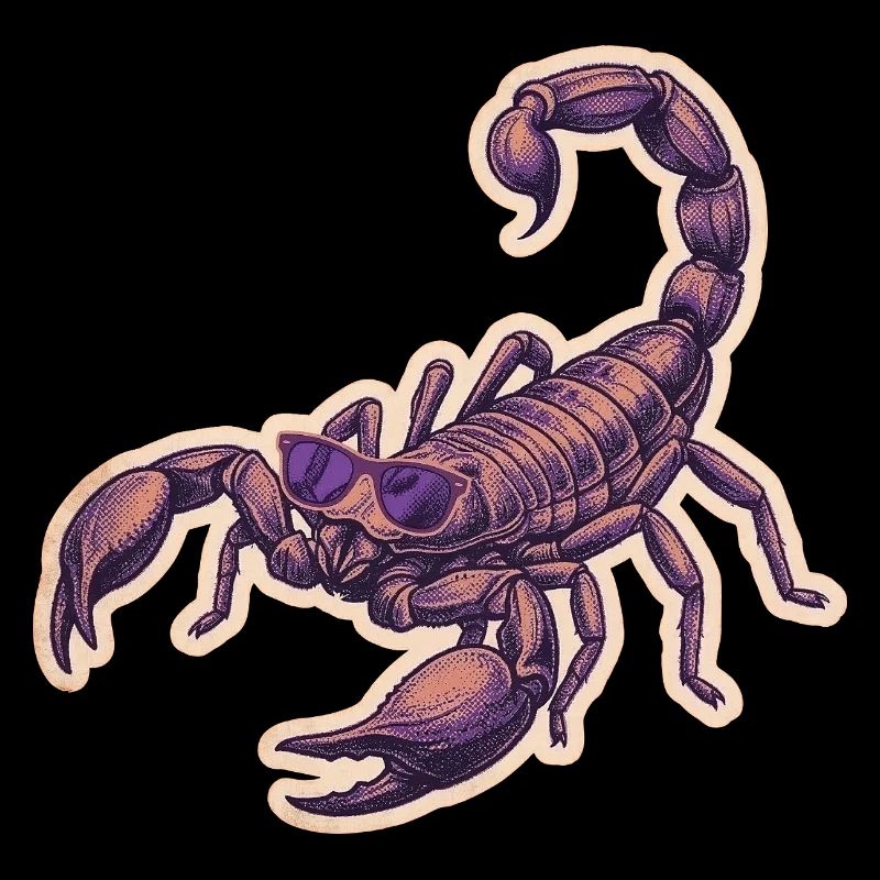 Cool Scorpio With Sunglasses